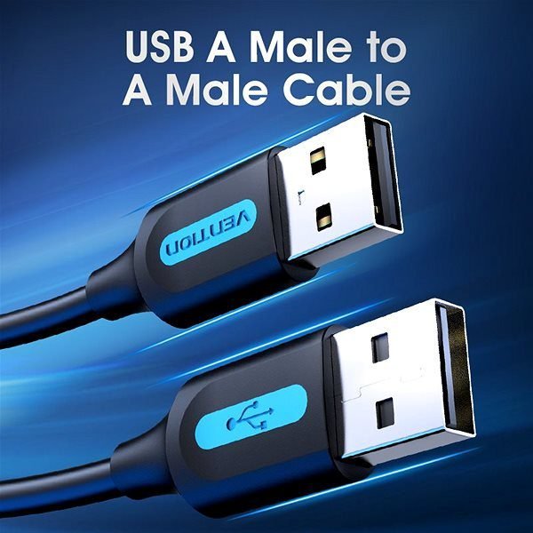 Vention USB 2.0 A Male to A Male Cable 1M, COJBF