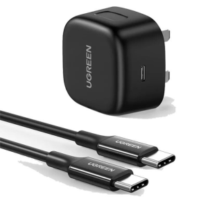 Ugreen USB-C 25W PD Charger With C-C 2M Cable UK Black (UG-50577)