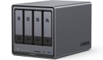 UG-25890 UGREEN NASync DXP480T, Plus 4-Slot Network Attached Storage, CM718 Intel Core i5 1235U, 8GB DDR5 RAM 128GB SSD, UGOS Pro Wi-Fi 6