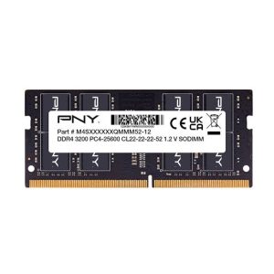 PNY DDR4 Laptop RAM 16GB 3200MHz SODIMM - MN16GSD43200X