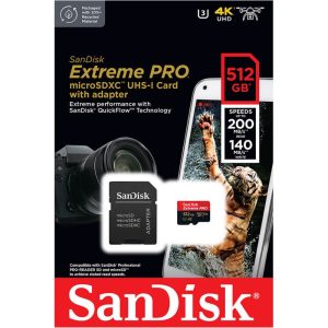 SanDisk Extreme Pro SD Card 512GB 180MB/s