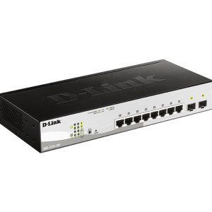 D-LINK DGS-1210-10P, 8-Port Gigabit PoE + 2 SFP Smart Switch,DGS-1210-10P
