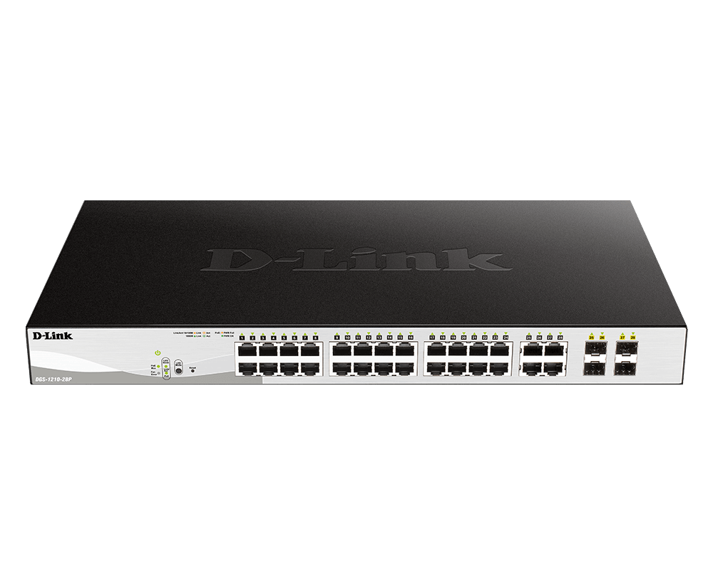 D-LINK DGS-1210-52MPP, 48-Port Gigabit PoE + 4 SFP Web Smart Switch,DGS-1210-52MPP