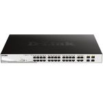 D-LINK DGS-F1210-26PS-E, 24-Port Managed Gigabit PoE Switch + 2 SFP,DGS-F1210-26PS-E