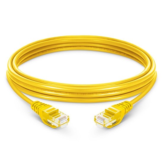 D-Link 1M Cat6A 10G UTP 24 AWG PVC Round yellow Patch Cord