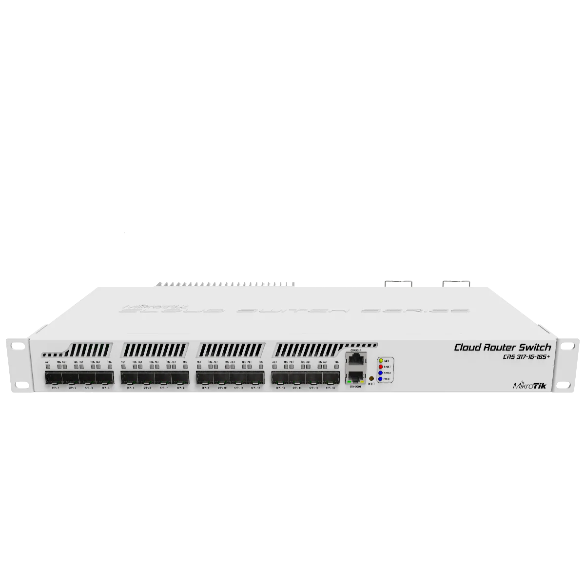 MIKROTIK CRS317-1G-16S+RM, Smart Switch 1x Gigabit LAN 16x SFP+ Ports,CRS317-1G-16S+RM