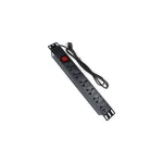 MTN 6-way Uk plug PDU Black