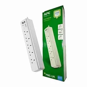 APC 5-Outlet Surge Protector, 230V PM5-UK