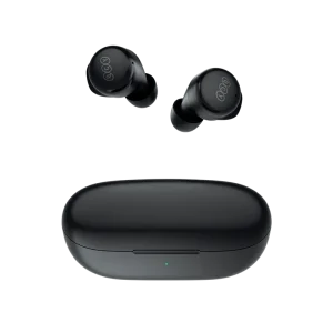 QCY T17 True Wireless Earbuds, 26H Playtime, Bluetooth 5.3, Black, White