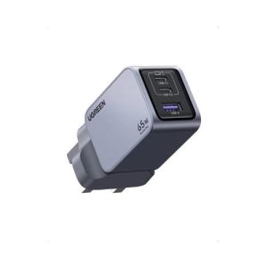 Ugreen Nexode Pro 65W 3-Port GaN Fast Charger UK Grey+1.5M 100W Cable (UG-25872)