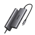 Ugreen 7 in 1 Multifunction Adapter, USB-C To USB 3.0 A (2 port) + USB-C + 4K HDMI + SD & TF Card reader +PD Converter (UG- 15214)