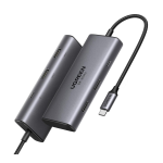 Ugreen 8 in 1 Multifunction Adapter, USB-C to USB-A 3.2 (2port) + USB-C 3.2 (2 port) +2 4K HDMI + 4K DP + PD port Converter (UG- 35625)