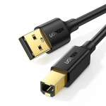 Ugreen USB 2.0 AM to BM Print Cable 1.5m Black (UG- 10350)