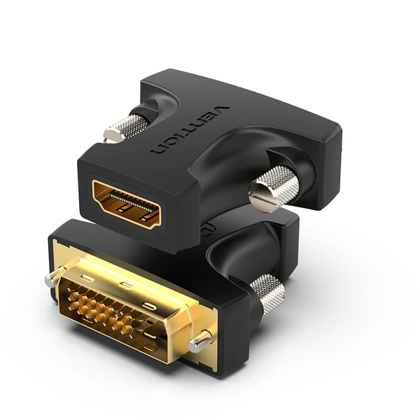 Vention HDMI Male to DVI 24+5 Female Adapter Black, ECCB0