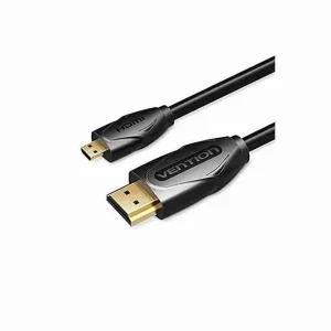 Vention Micro HDMI Cable 2M Black, VAA-D03-B200