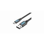 Vention USB 2.0 A Male to C Male 3A Cable 1M Black, COKBF