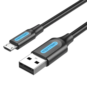 Vention USB 2.0 A Male to Micro-B Male 3A Cable 1.5M Black, COLBG