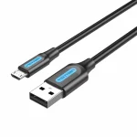 Vention USB 2.0 A Male to Micro-B Male 3A Cable 1M Black, COLBF