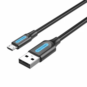 Vention USB 2.0 A Male to Micro-B Male 3A Cable 1M Black, COLBF
