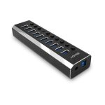 Vention 7-Port USB 3.0 Hub with Individual Power Switches and DC Power Adapter, CHXB0-EU